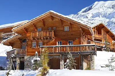 Image de Vue sur la montagne, cheminée, endroit privilégié