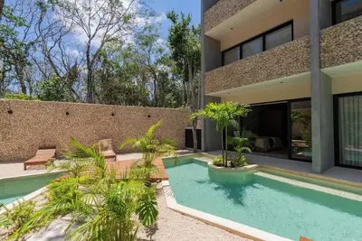 Image de Stylish Tulum Studio: Terrace, Pool & Relax