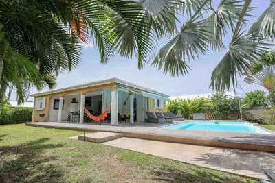 Image de Villa Trezel : Piscine, 6 invités, proche plages, Saint-François