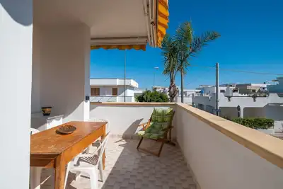 Image de Maison de vacances 'Dei Sorrisi' avec vue sur la mer, jardin privé et climatisation