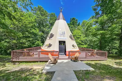 Image de 5 Mi to Mammoth Cave Np: Teepee Studio Escape