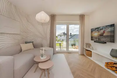 Image de Luxurious vacation home \"Domizil zum Lerchengrund 04\" in Ückeritz close to the beach wi