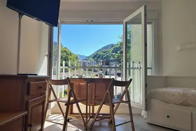 Image de Studio cosy rénové, vue montagne – centre Barèges