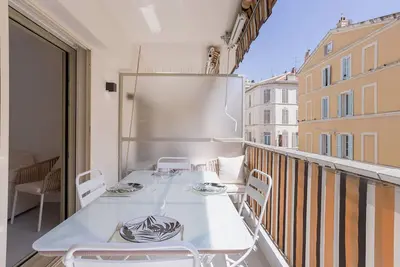 Appartement à Cannes avec 3 chambres à coucher, 10 couchages