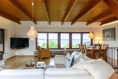 Image de Maison de vacances 'Fördeblick' avec vue sur la mer, jardin privé et Wi-Fi