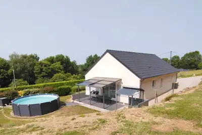 Image de Maison casa Maya plain-pied proche lac de miel wifi gratuit\nPiscine hors sol