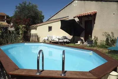 Image de Maison climatisée avec piscine privée