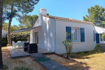 Maisonnette confort 7 pers, accès plage direct