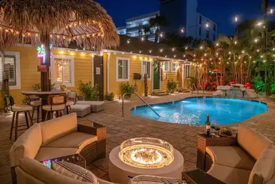 Sleeps 24! Steps to the Beach! Heated Pool Entire Resort