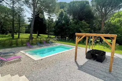 Image de Maison 4 chambres avec piscine