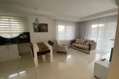 Image de 100 meters to Cleopatra Beach Alanya center. 1-bedroom apartment iwith WiFi, Ac