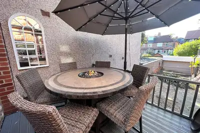 Image de Luxury Jesmond flat with outdoor fire-pit, close to the dene and Newcastle city