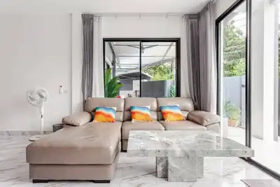 Image de Villa de luxe de 3 chambres avec piscine privée près de la plage de Jomtien à Pattaya