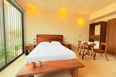 Image de Studios overlooking the city just a few meters from the Caribbean Sea