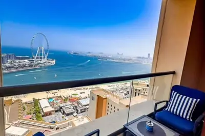 Image de Panoramic sea view 2br, 2 min to Jbr beach - 7 ppl