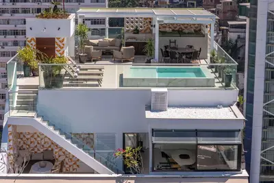 Image de Luxueux triplex avec vue 360° et piscine à Ipanema