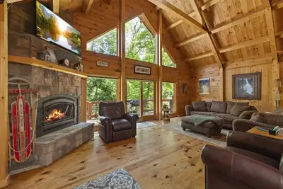 Image de Sullivan Creek Chalet-10min Twain Harte-Log Cabin