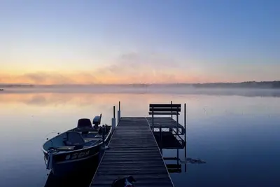 Image de Cozy Cabin on Little Moose Lake & Snowmobile Trail