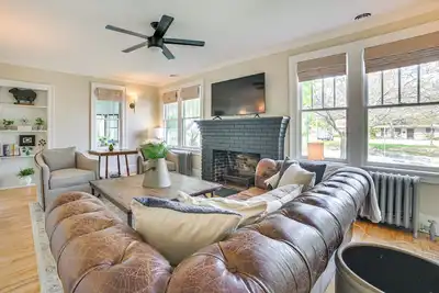 Walk to Dtwn: Cozy Getaway w/ Patio in Charlevoix
