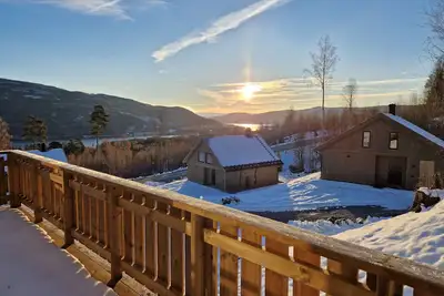 Image de Vacation home near Norefjell ski, golf course and Lake Noresund. Super view!