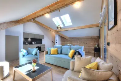 Image de Appartement neuf 7 pers, centre Saint-Gervais, parking, wifi