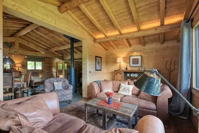 Image de Chalet 8 pers Ă Saint-Gervais, proche pistes, parking, wifi, jardin