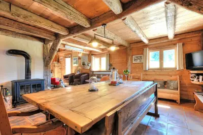 Image de Chalet savoyard, 4 chambres, sauna et jacuzzi Ă St-Gervais