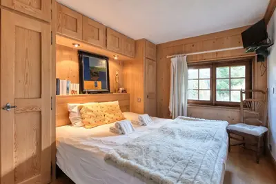 Image de Chalet ski aux pieds, 4 chambres, 10 pers, vue Mont Blanc