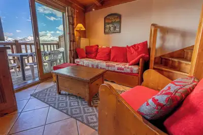 Image de Bel appt. résidence premium - piscine gym & skis aux pieds