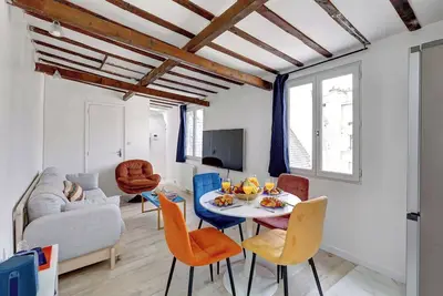 Image de Appartement Chic 1 Chambre pour 4 dans le Quartier Animé de Montorgueil