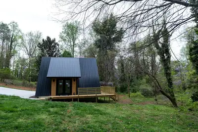 Image de Cozy A-Frame Oasis Close to Furman and Downtown Greenville