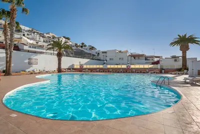 Image de Chalet Vita Bella Anfi : vue mer, piscine partagée et Wi-Fi à Arguineguin