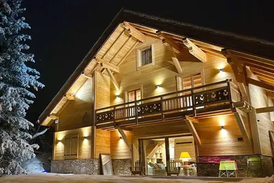 Image de Chalet La Luge avec vue exceptionnelle sur la vallée