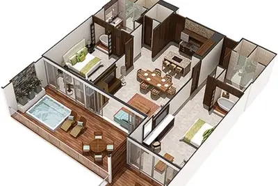 Image de 2-Bedroom Grand Luxxe Resort Suite at Vidanta Nuevo Vallarta Mexico.