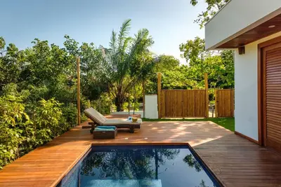 Image de Coruja Chalet - Taipu de Fora with Swimming Pool. Comfort in Marau