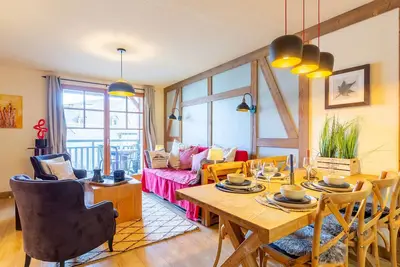 Image de Duplex 8 Pers Centre-Ville Saint-Lary-Soulan Piscine Hammam Sauna