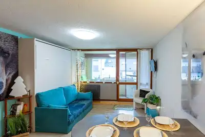 Image de Studio 4 pers. avec garage, balcon et navette, proche commerces et téléphérique à Saint-Lary-Soulan