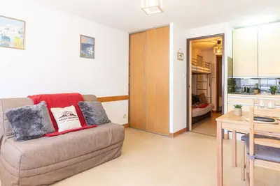 Image de Studio 4 pers. avec balcon exposé sud, proche commerces et télécabine, Saint-Lary Village