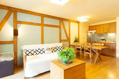 Image de Appartement 10 pers avec piscine, sauna et parking en centre-ville de Saint-Lary-Soulan