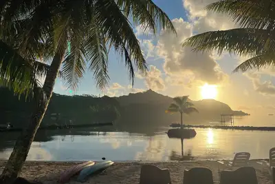 Image de Bord de mer, soleil & tranquillité – Maison vacances \nMontrose Place-Huahine