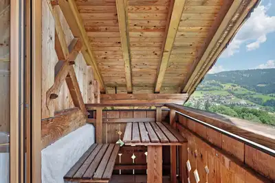 Image de Appartement \"Ringelblume\" avec vue sur les montagnes, jardin partagé et Wi-Fi