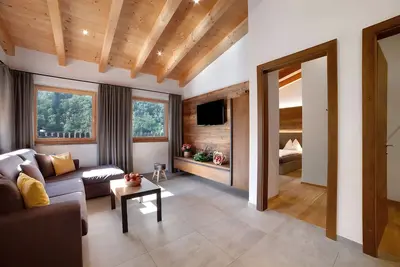 Image de Maison de vacances 'Palme' avec vue sur les montagnes, piscine partagée et Wi-Fi