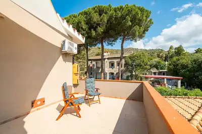 Image de Maison de vacances 'Giovanna - Relax Beach 80m' avec vue sur la mer, Wi-Fi et climatisation
