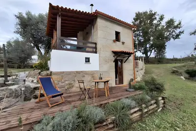 Image de Maison de campagne 'Quinta Dos Mascarenhas' avec vue sur la montagne et climatisation