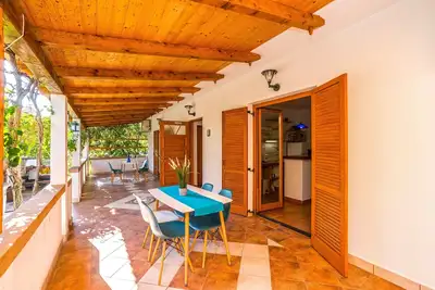 Image de Appartement d'une chambre avec la terrasse Mandre, Pag (A-24492-b)
