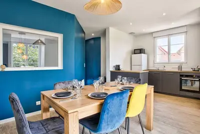 Image de Appartement charmant avec jardinet, proche plage, 2 chambres