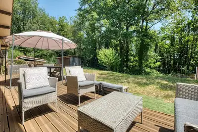 Image de Maison de vacances 'L'Attrape Rêves' avec terrasse privée, jardin privé et Wi-Fi