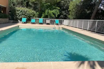 Image de Vue Mer Paroramique Loue Grand Appartement Dernier Etage Nice Terrasse Piscine