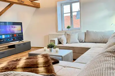 Image de Good Wood Apartment- The Nest I Modern half-timbered house on the market square in Freudenstadt