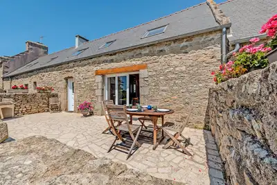 Image de Maison de vacances 'Le Gîte Vert 3' avec terrasse privée et jardin partagé